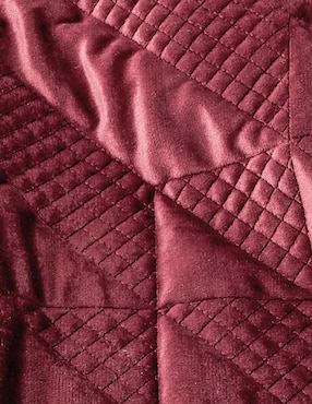 Set de colcha Regina Velvet Burgundy