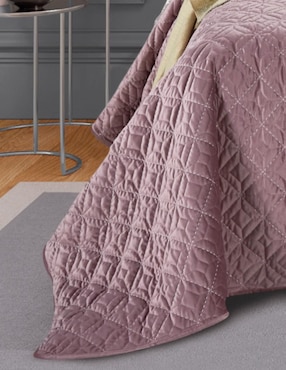 Set de colcha Regina Velvet Blush