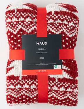 Frazada de tejido punto Haus Holidays Xmas Tree