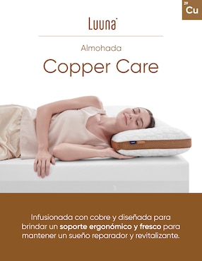 Almohada Luuna Copper Care firmeza alta