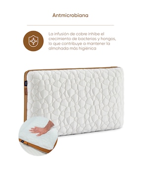 Almohada Luuna Copper Care firmeza alta