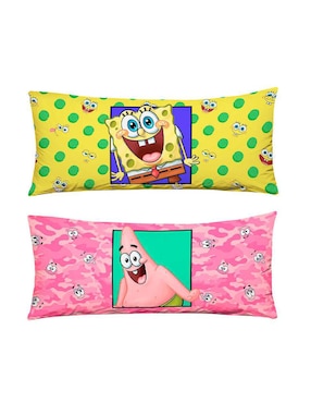 Almohada Providencia Súper Jumbo 120x50 cms Bob Esponja Square Pants firmeza media
