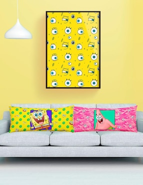 Almohada Providencia Súper Jumbo 120x50 cms Bob Esponja Square Pants firmeza media