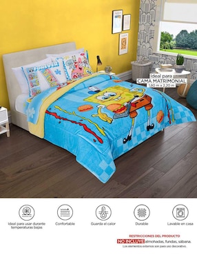Edredón Providencia Serenity Matrimonial Bob Esponja Order Bob Esponja