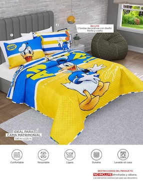 Set de colcha Providencia Donald Nuts