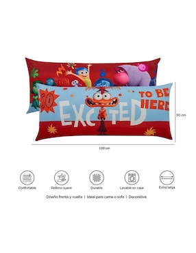 Almohada Providencia Súper Jumbo Intensamente Ansiedad firmeza media