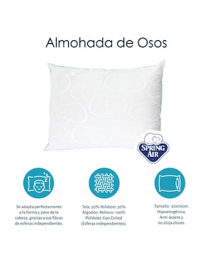 Juego de sábanas de poliéster Spring Air Royal Touch Oso