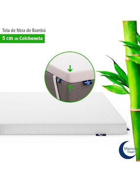 Colchoneta Memory Dream Bamboo Soft confort medio