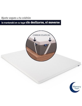 Colchoneta Memory Dream Bamboo Soft confort medio
