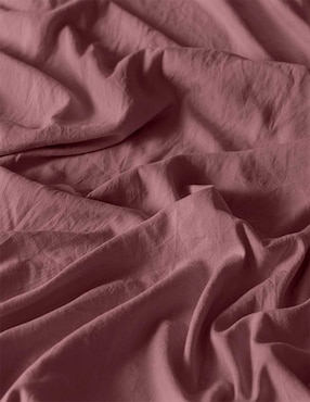 Juego de sábanas de poliéster 240 hilos Vianney Viasoft Washed Blush