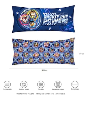 Almohada Providencia Súper Jumbo Paw Patrol Mighty firmeza media