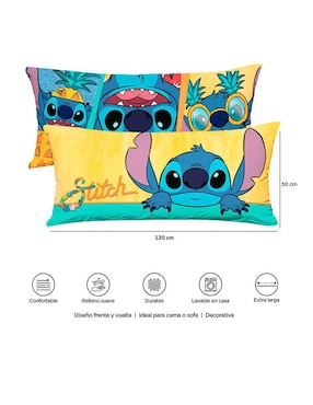 Almohada Providencia Súper Jumbo Stitch Trópico firmeza media