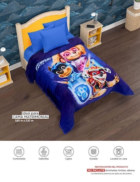 Cobertor Paw Patrol Providencia Serenity Mighty