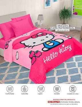 Cobertor Hello Kitty Providencia Serenity Pink