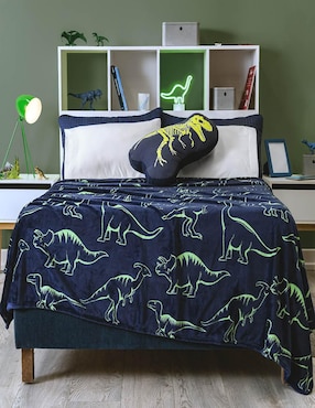 Cobertor Vianney niños estampado dinosaurio