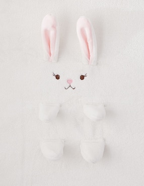 Frazada de tejido plano Haus Kids Travel Bunny para niña