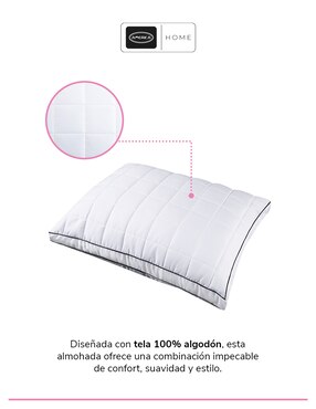 Almohada América Tiffany firmeza media