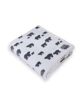 Frazada de tejido plano Eddie Bauer Bear Vill Ivory unisex