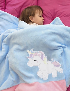 Cobertor Chiquimundo estampado infantil