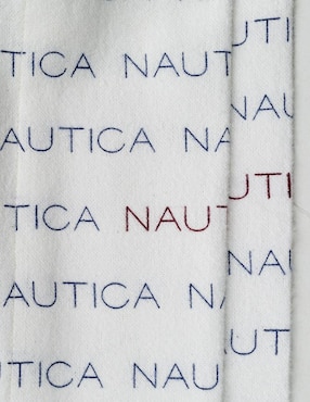 Juego de sábanas de franela 80 hilos Nautica Nautical Typo