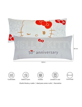 Almohada Providencia Hello Kitty 50 Aniversario firmeza media