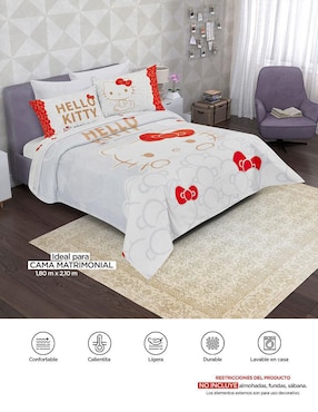 Cobertor Hello Kitty Providencia Serenity 50 Aniversario