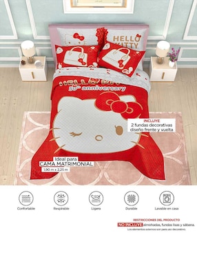Set de colcha Providencia Hello Kitty 50 Aniversario