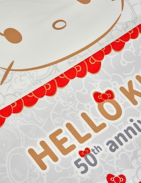 Juego de sábanas de poliéster Providencia Hello Kitty 50 Aniversario