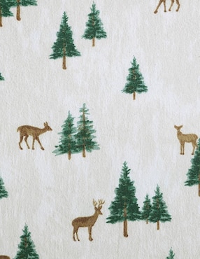 Juego de sábanas de franela 80 hilos Eddie Bauer Deer Hollow