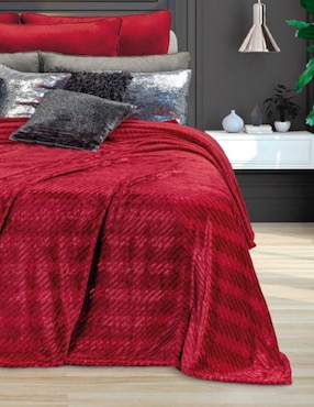 Cobertor Regina Premium Maison Rougue estampado abstracto y geométrico