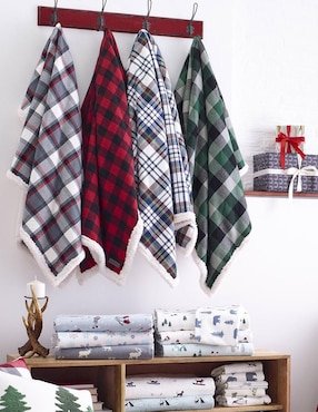 Frazada de tejido plano Eddie Bauer Mountain Plaid unisex