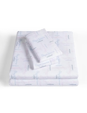 Juego de sábanas de microfibra Pepe Jeans Hazel Pink Mf