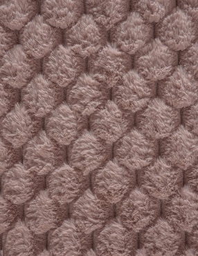 Cobertor Intima Hogar Lux Rose Blush estampado texturizado