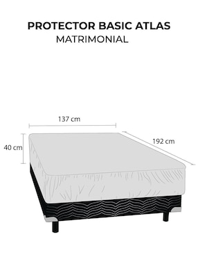 Protector de colchón Atlas del Descanso impermeable Skin System