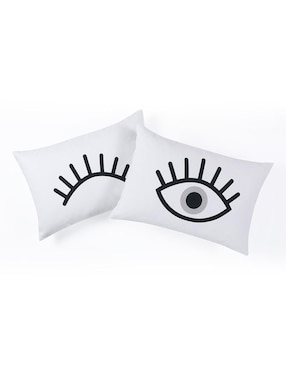 Cojín decorativo Kaltex Home Open And Shut Twin Pack