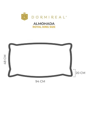 Almohada Dormireal Royal King Size firmeza media
