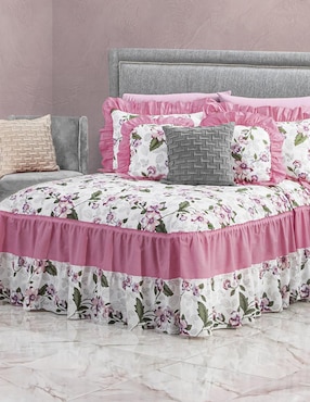 Set De Colcha Intima Hogar Americana Poder Floral