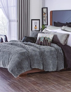 Cobertor Concord Faux Fur Angora Estampado Texturizado