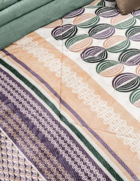Cobertor Regina Lavender Tea estampado gráfico