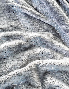 Cobertor Regina Platinum Ultra Fleece estampado texturizado