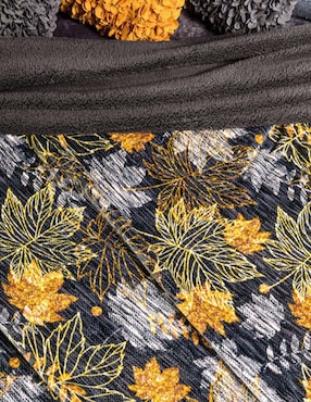 Cobertor Regina Dupla Lux Fur & Sherpa estampado texturizado