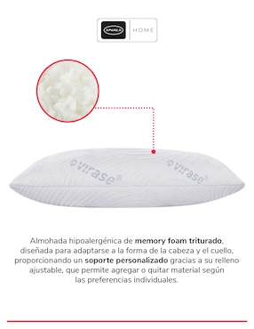Almohada América Cosmos firmeza alta