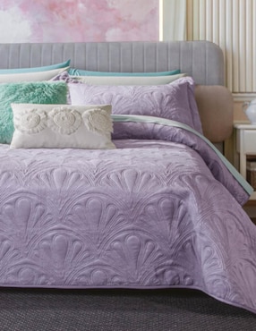 Set De Colcha Concord Velvet Lilac