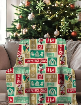 Cobertor Mickey and Friends Providencia Navidad Winter