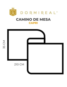 Camino de mesa de poliéster Dormireal Capri
