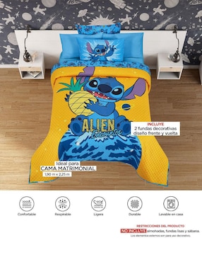 Set de colcha Providencia Stitch Alien