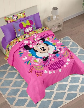 Set de colcha Providencia Minnie Pink