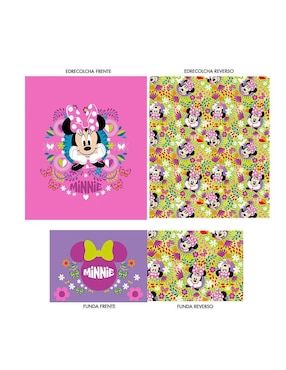 Set de colcha Providencia Minnie Pink