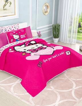 Set de colcha Providencia Hello Kitty Heart