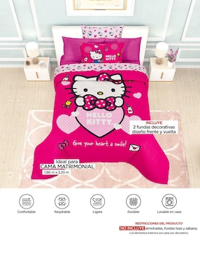 Set de colcha Providencia Hello Kitty Heart